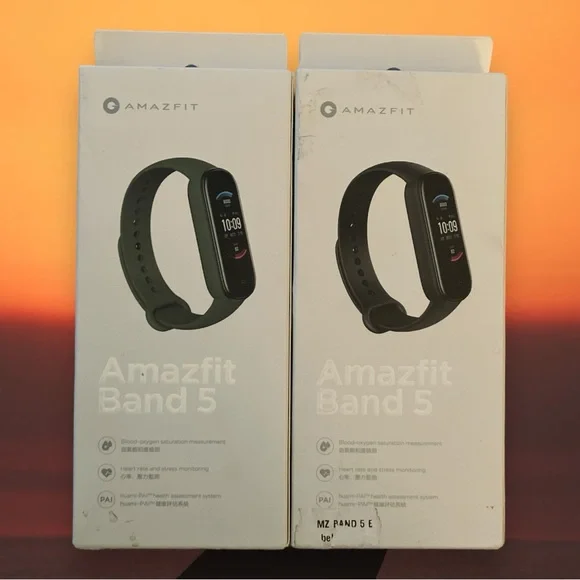 NEW AMAZFIT Band 5 Fitness Tracker in Olive and Black W/Alexa - Picture 9 of 11